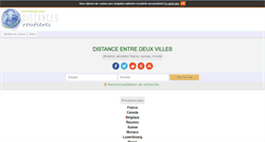 Desktop Screenshot of fr.distances-routieres.himmera.com