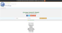 Desktop Screenshot of hu.utvonaltervezo.himmera.com