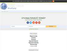Tablet Screenshot of hu.utvonaltervezo.himmera.com