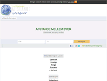 Tablet Screenshot of dk.afstande.himmera.com